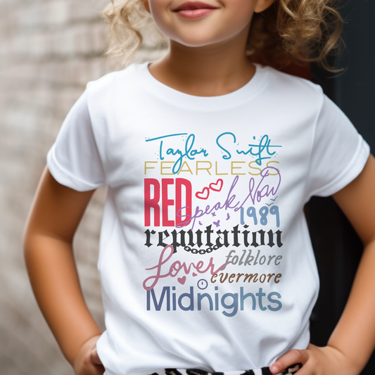 Youth Taylor Reputation Concert Tee Swift Era Tee