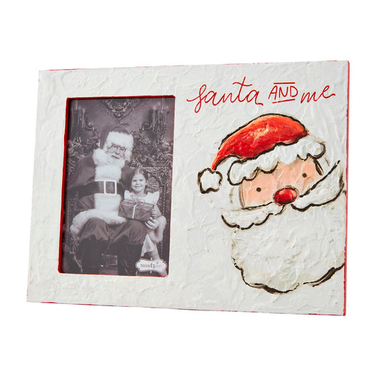 Santa & Me Painted Picture Frame