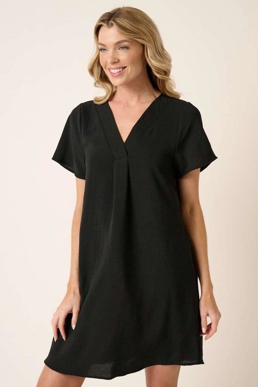 Airflow V-Neck Short Sleeve Dress