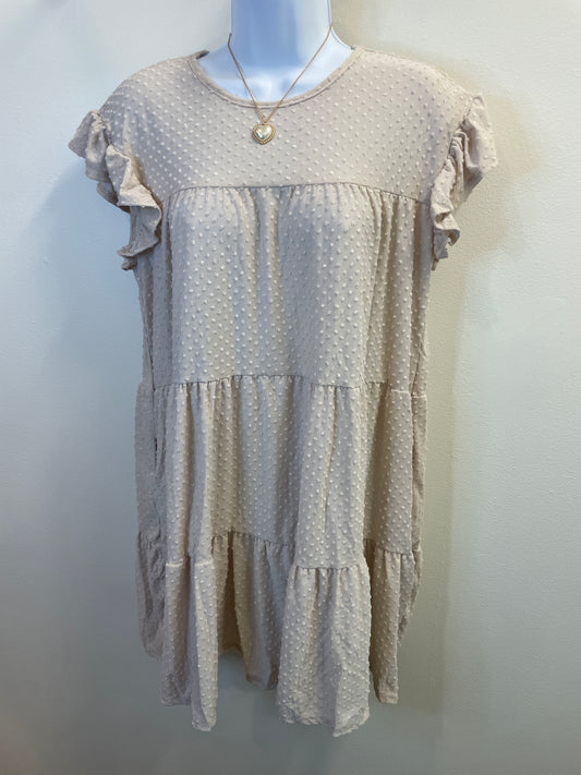 Swiss Dot Ruffle Dress