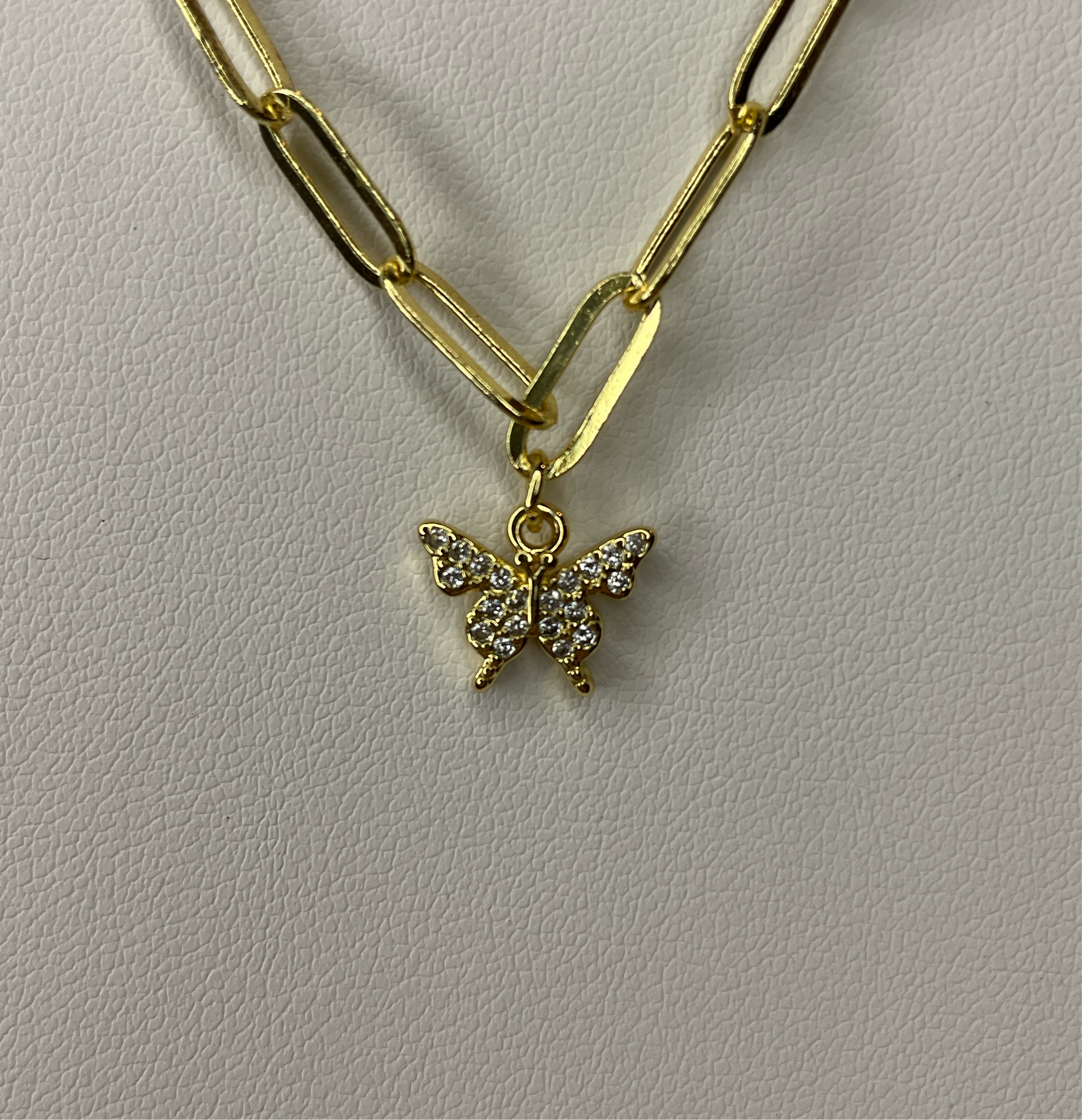 Small Crystal Butterfly Charm Origami Owl