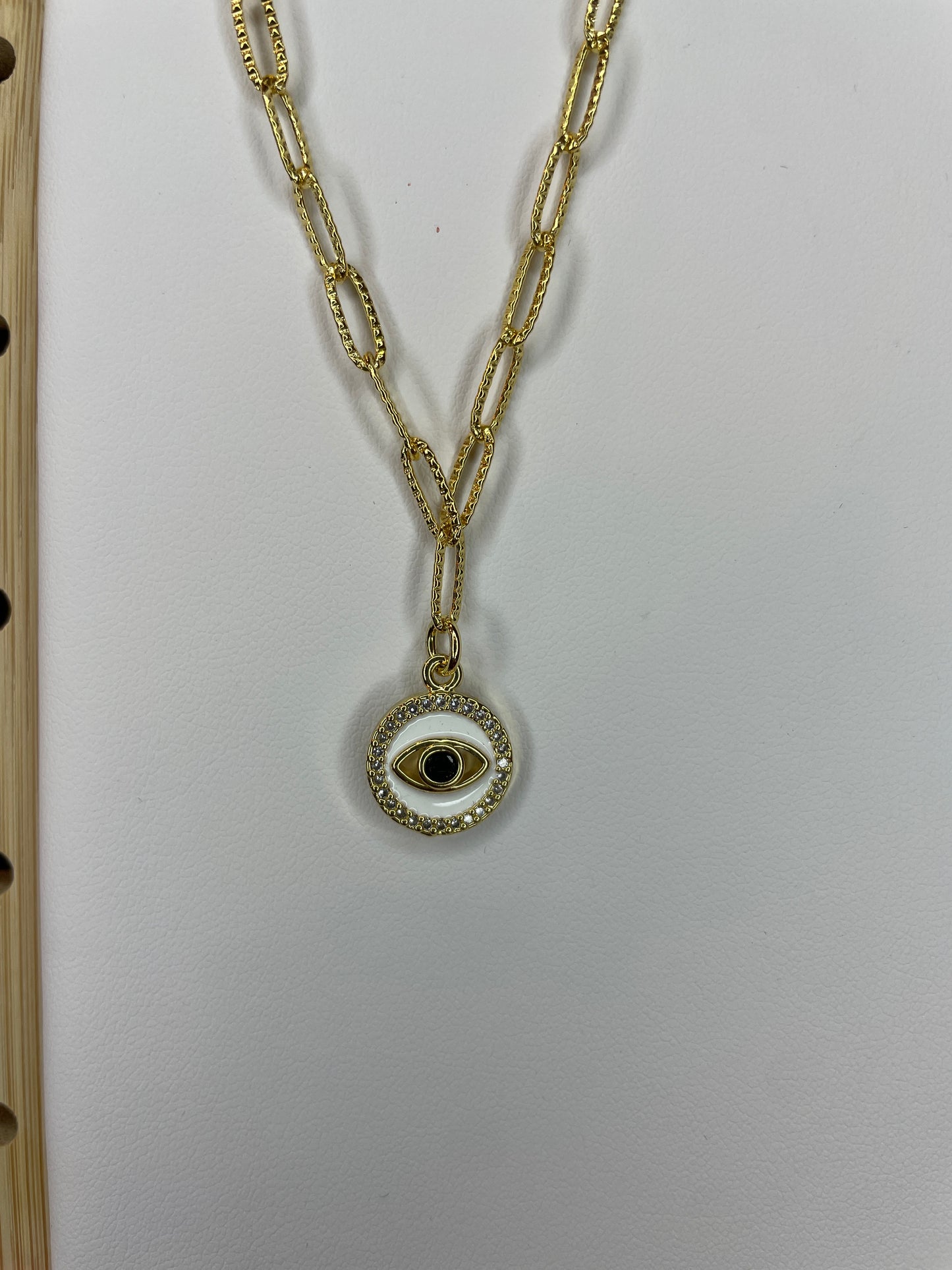 Medium Evil Eye Disk Charm