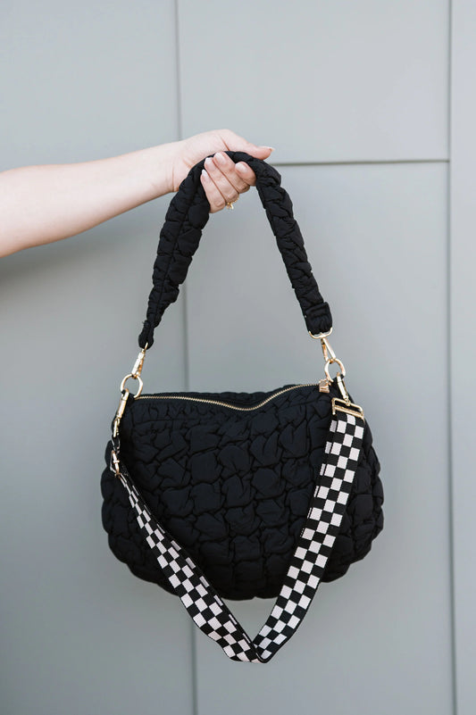 Alyssa Quilted Convertible Bag Modern + Chic