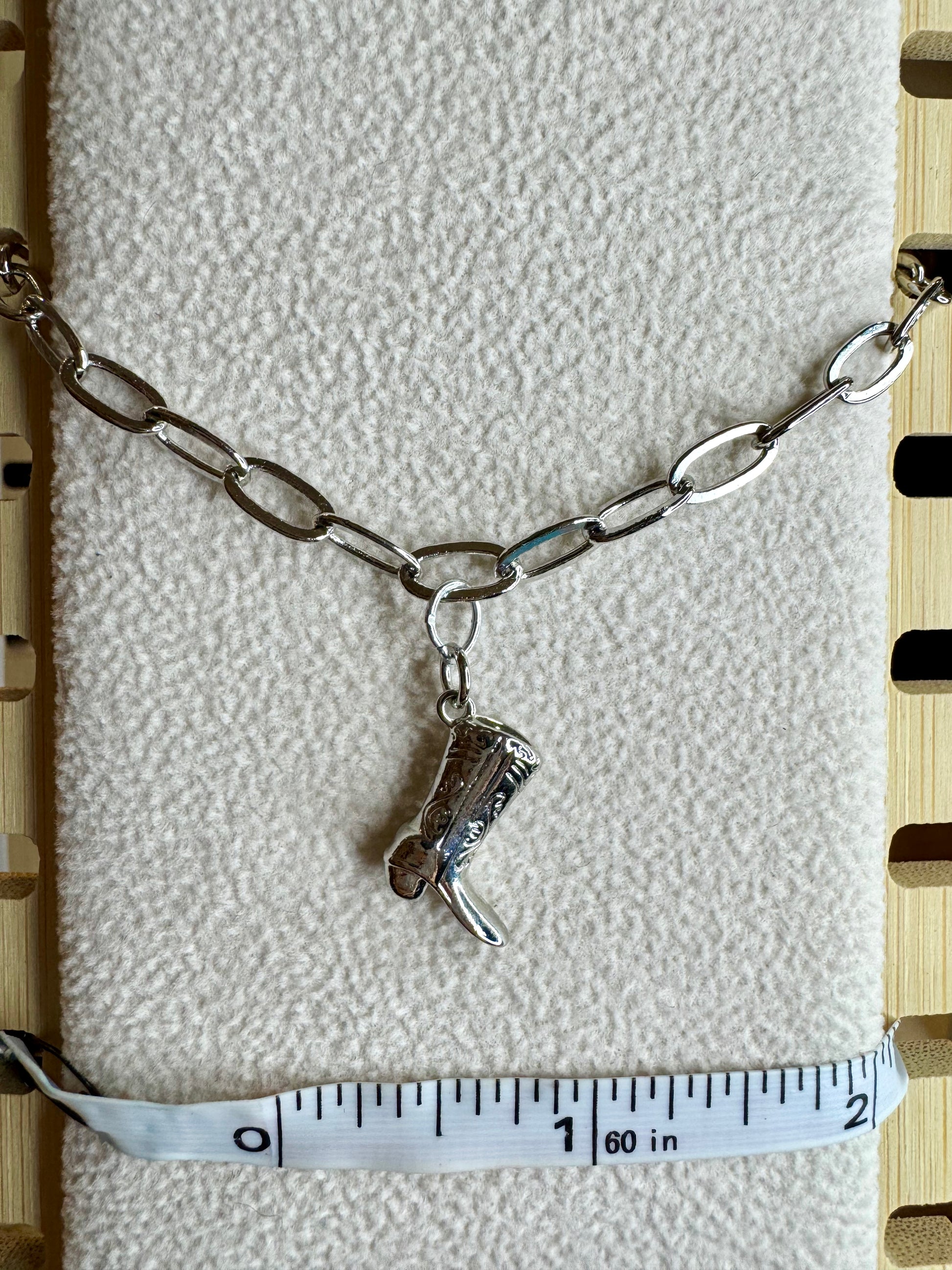 Medium Cowboy Boot Charm Origami Owl