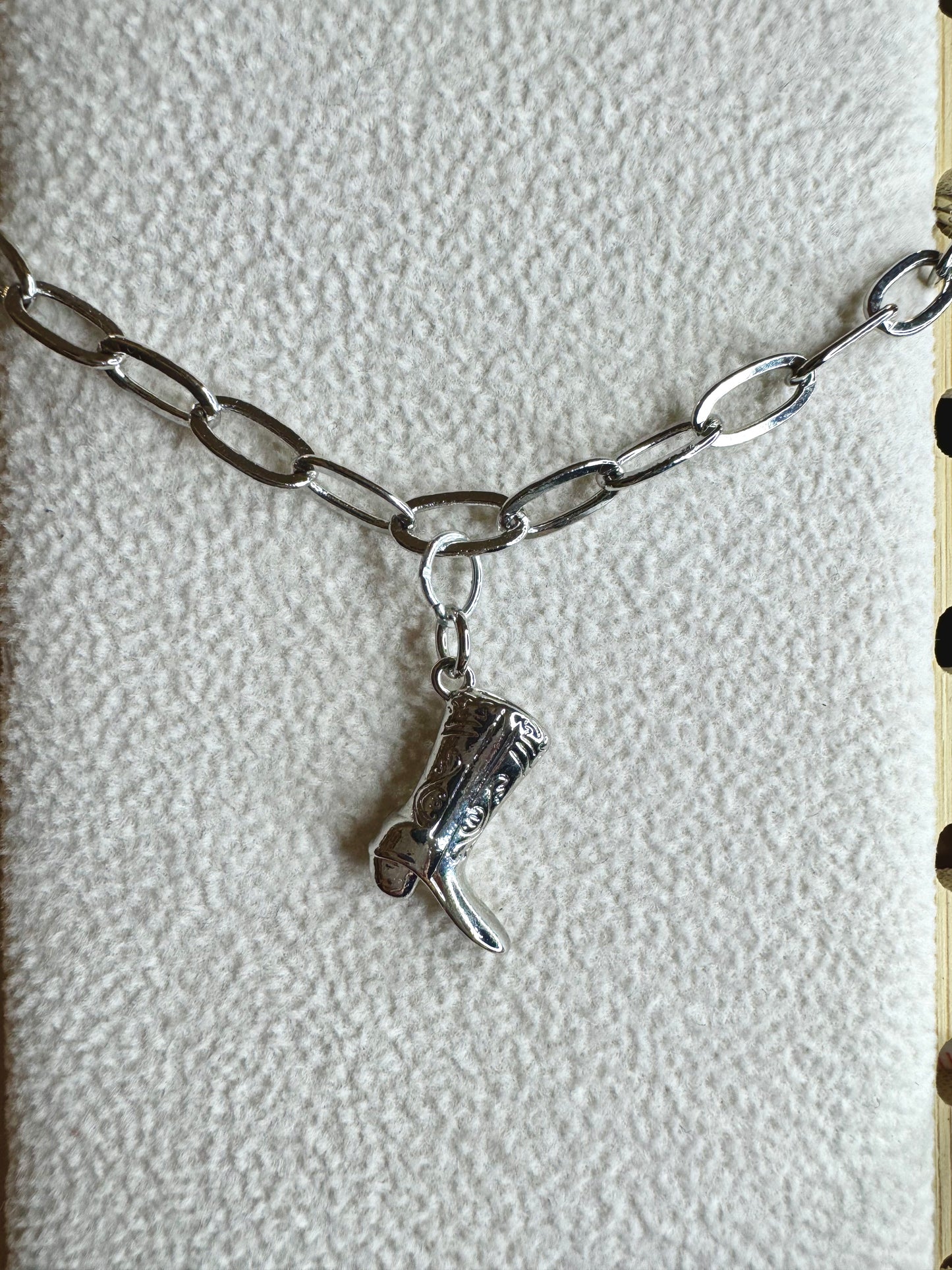 Medium Cowboy Boot Charm Origami Owl