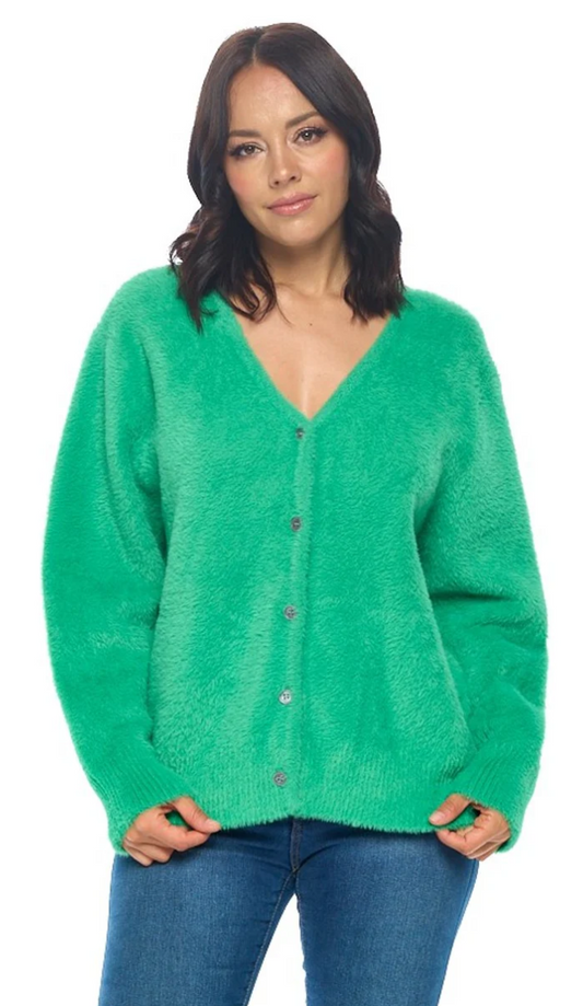 Marisol Fuzzy Cardigan