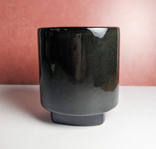 Black Ceramic Soy Candle