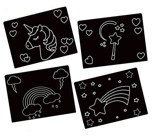 Chalkboard Unicorn Travel Mat - Set of 4